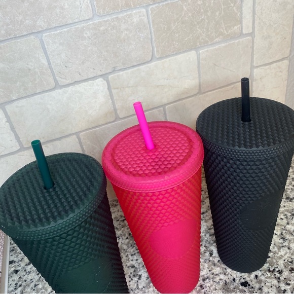 Starbucks Matte Studded Tumblers Lot of 3 - Picture 2 of 8